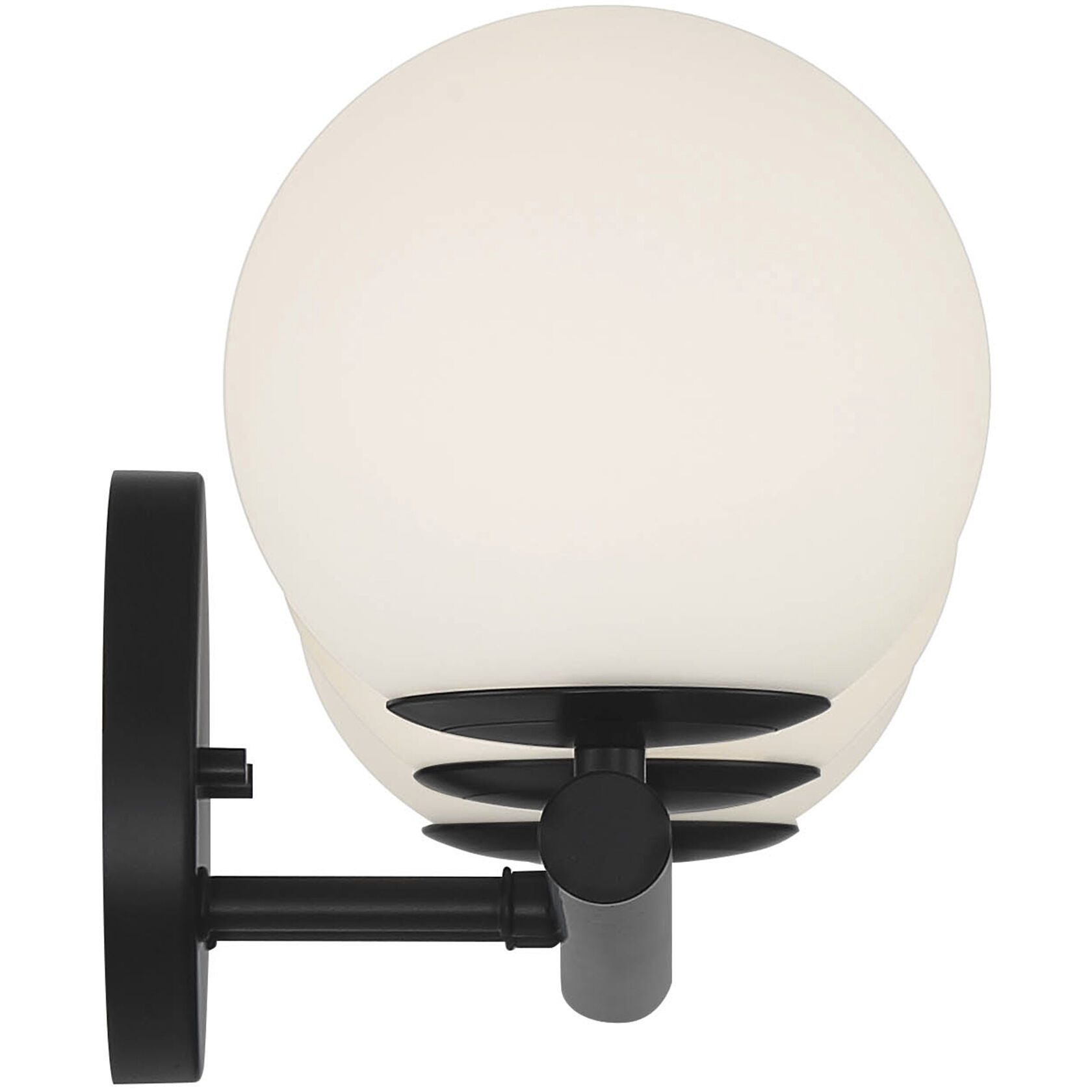 Crown Heights 3 Light 25 inch Matte Black Vanity Light Wall Light